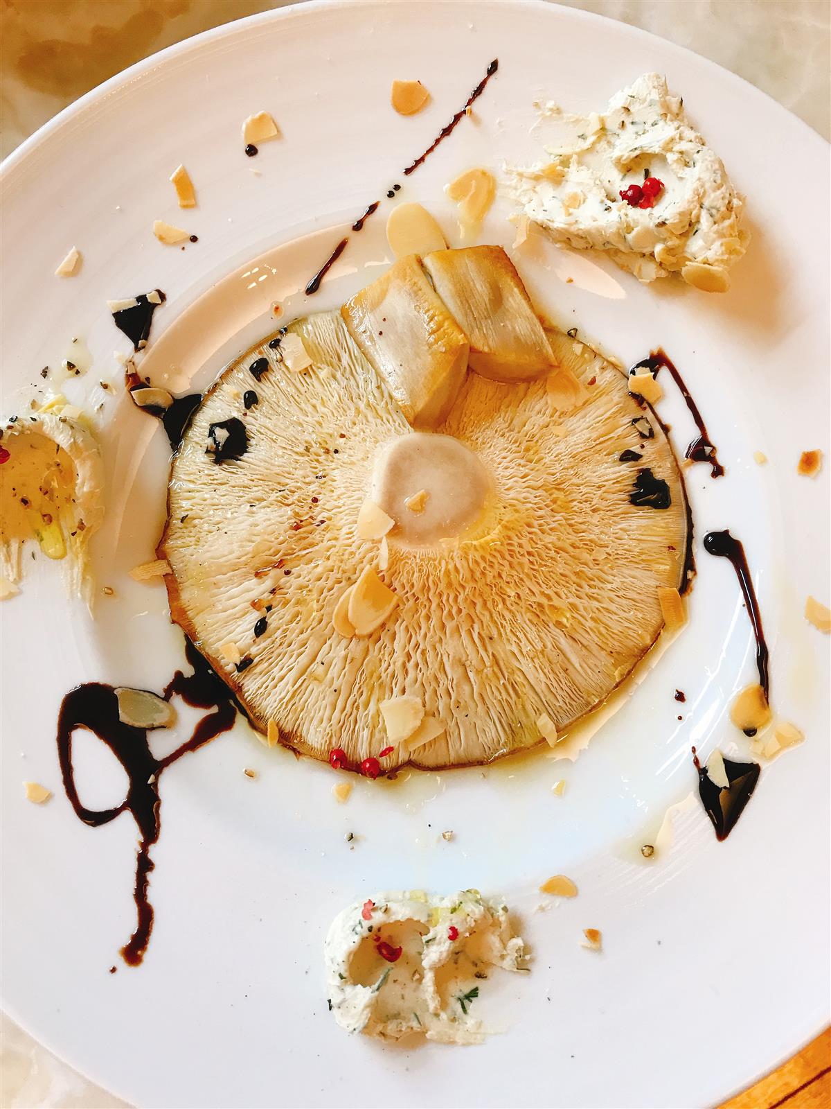 原木しいたけのクリームチーズ焼き