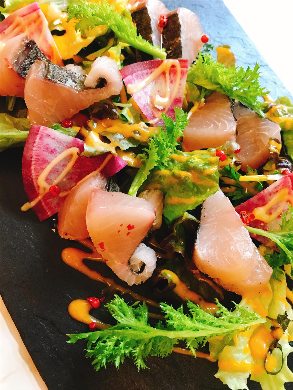 サワラのカルパッチョ