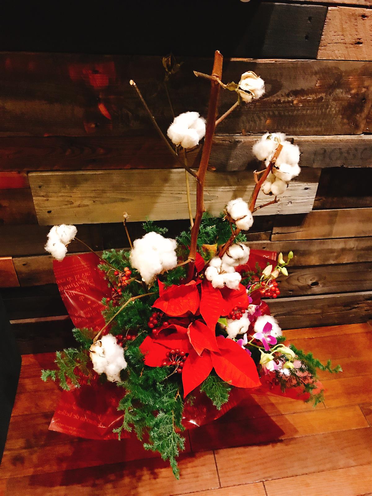 クリスマスの飾りつけ